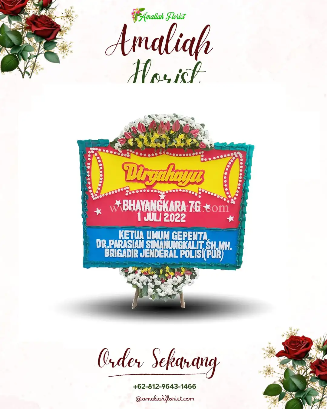 Papan Bunga HUT Ulang Tahun Cibiru